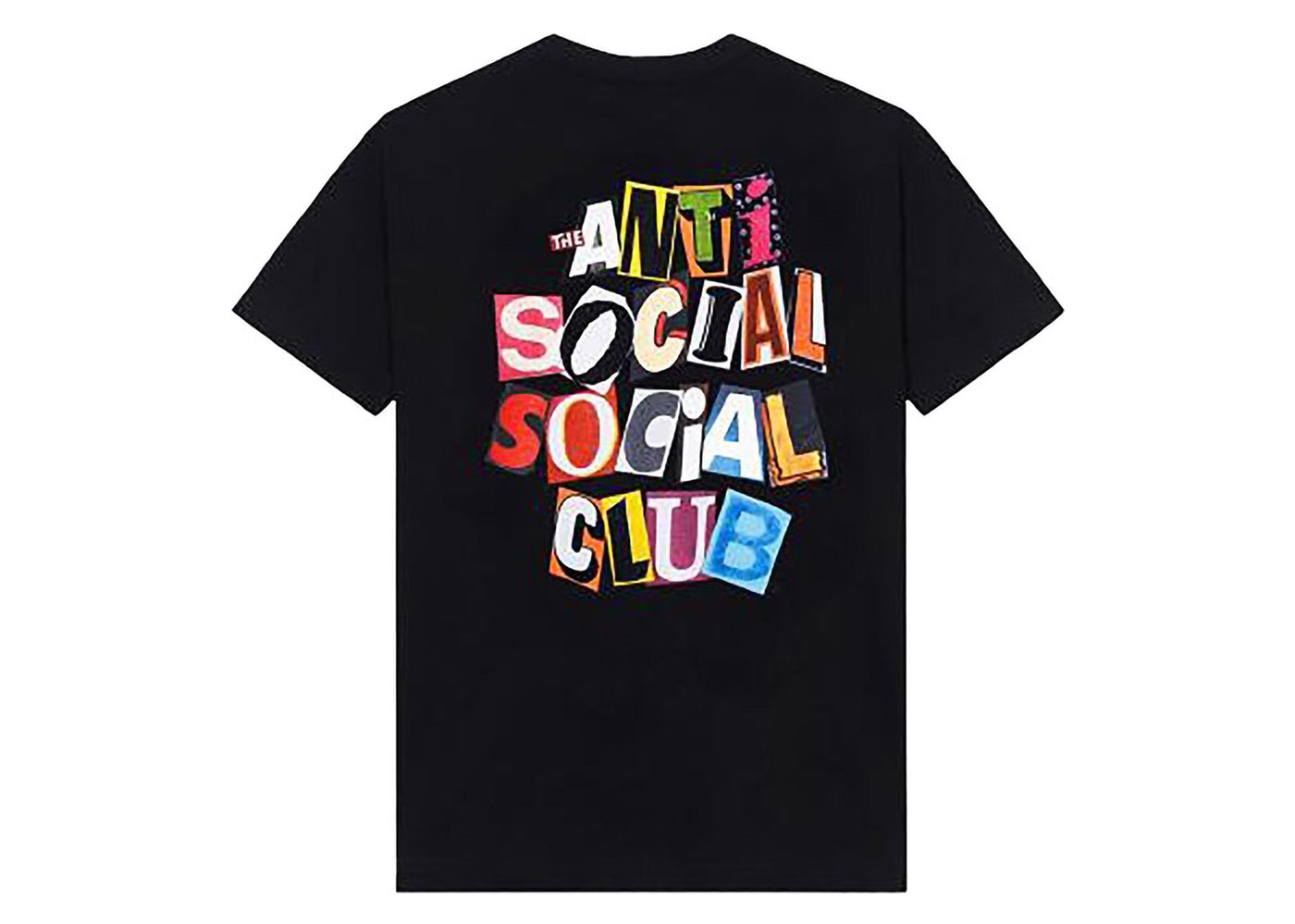 Anti Social Social Club Torn Pages Of Our Story Tee Black