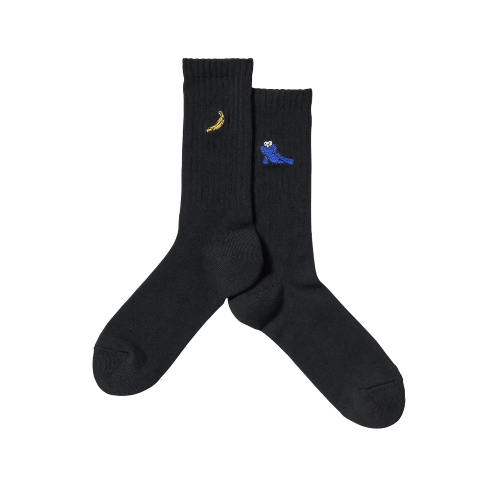 KAWS x Uniqlo Warhol 476519 Socks Black