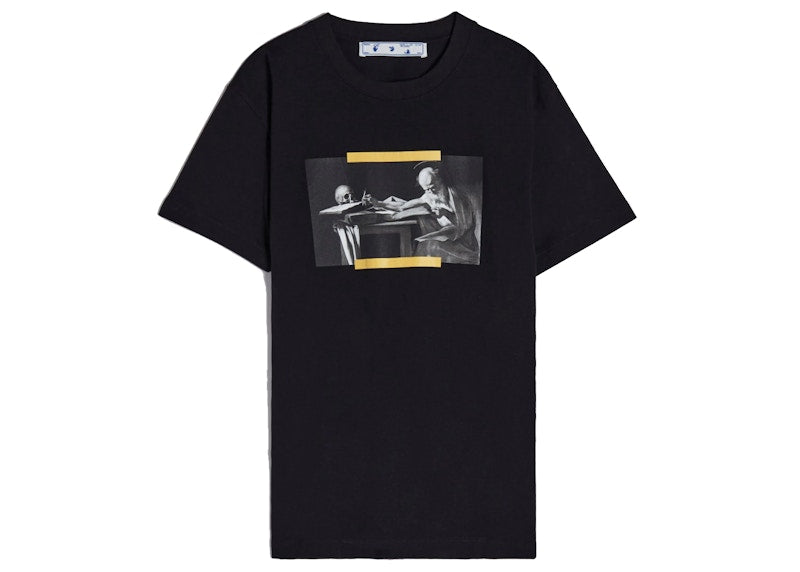 OFF-WHITE Caravaggio Painting S/S T-shirt Black/Yellow