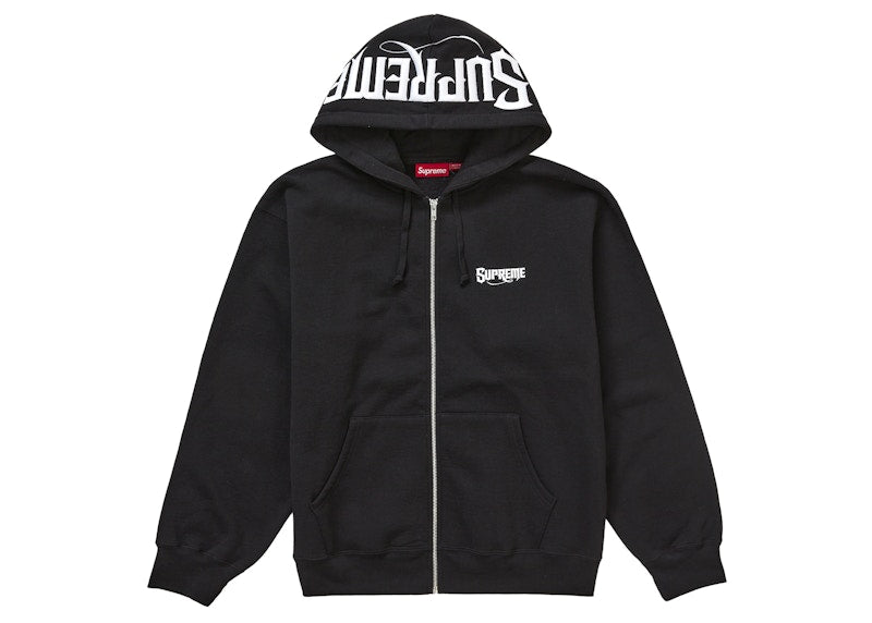 Supreme Mister Cartoon Zip Up Hooded Sweatshirt