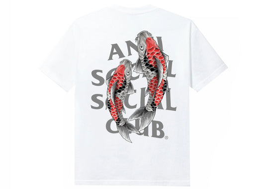 Anti Social Social Club Koi Garden 3M Reflective Tee White