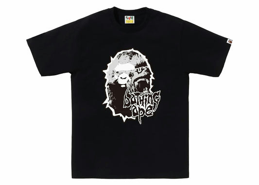 BAPE Mad Ape Head Tee Black