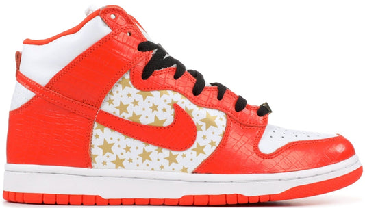 Nike Dunk High Pro SB Supreme Orange Stars