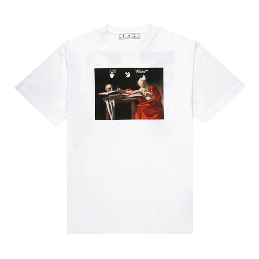 OFF-WHITE Caravaggio S/S Over Tee White/Red
