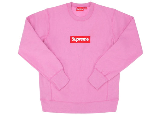 Supreme Box Logo Crewneck (FW15) Heather Pink*