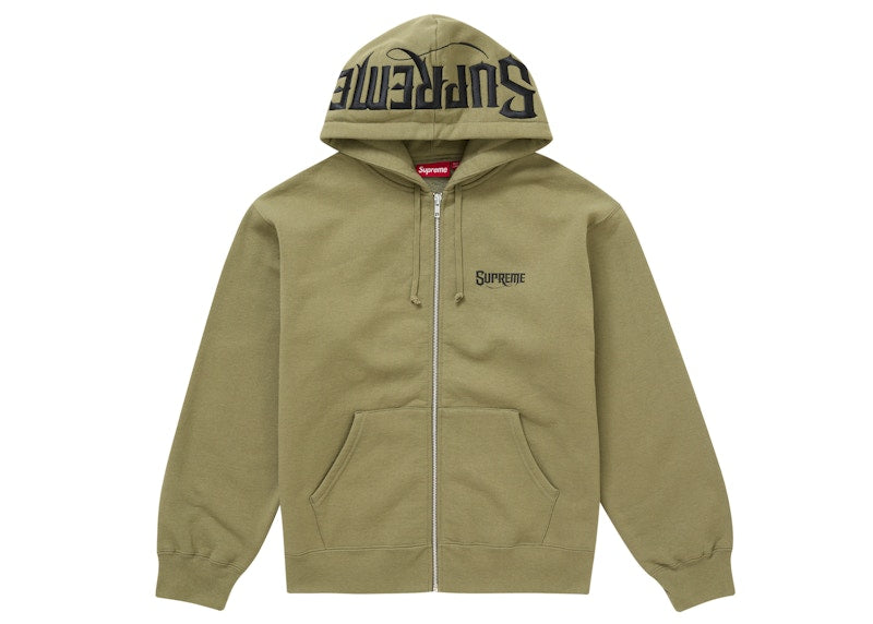 Supreme Mister Cartoon Zip Up Hooded Sweatshirt