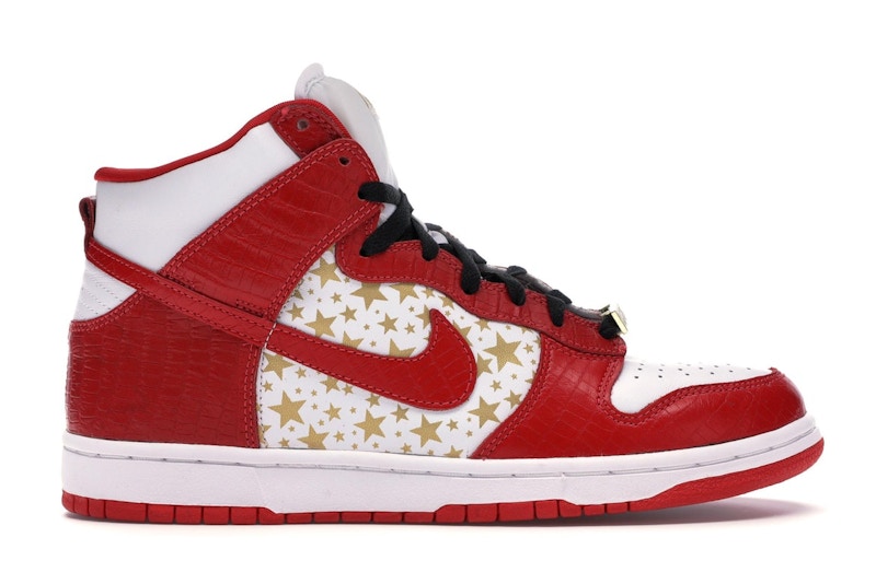Nike Dunk High Pro SB Supreme Red Stars